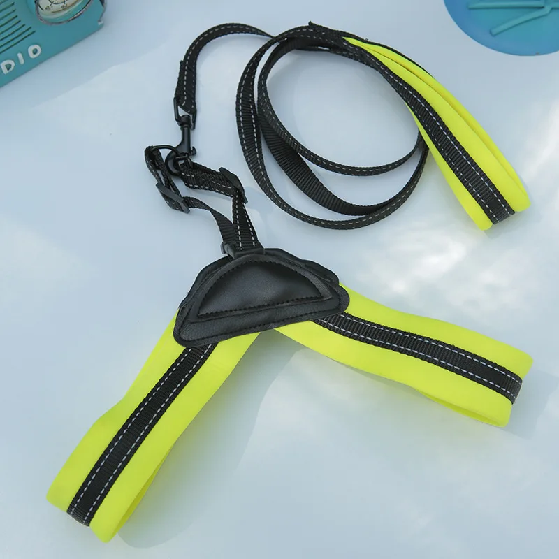 yellow kit Светоотражающие поводки для собак, образец поводка для собак, поводок для маленьких и средних собак, поводок для прогулок, поводок для собак - Цвет: yellow kit