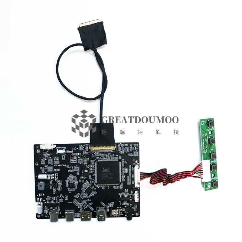 3840x2160 Qfhd 4k Lcd Panel Type C Controller Board With Hdmi Compatible Usb Audio Support Model Msakp40 Lcd Nv140qum N61 Replacement Parts Accessories Aliexpress