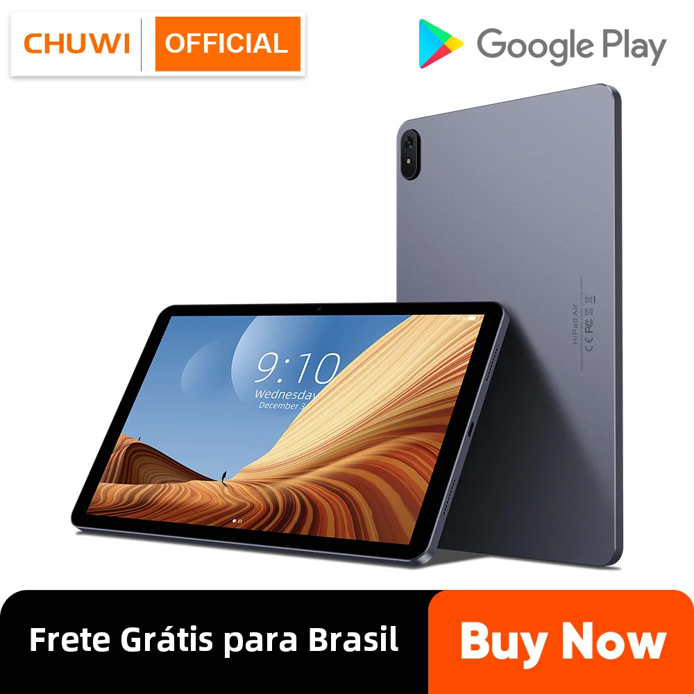 CHUWI HiPad Air планшет на Android 11 восемь ядер экран 10 3 дюйма 4 Гб + 128 ГБ | Компьютеры и офис