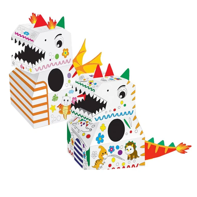 16€11 sur Le dinosaure papier jouet carton pour enfants peut