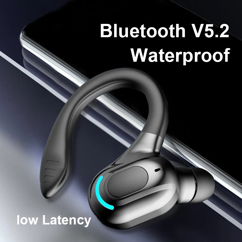 Беспроводная гарнитура Bluetooth 5 2 наушники-вкладыши с микрофоном мини-гарнитура