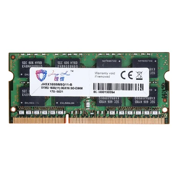 

JingHai 8G DDR3L RAM 1600MHz PC3L-12800S Low Voltage 1.35V 204 Pin General Notebook Computer Game Memory Stick