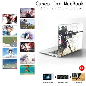 

For MacBook 13.3 Inch With Touch Bar Keyboard Cover Laptop Shell Notebook Case For Apple MacBook Air Pro Retina 11 12 15 A2179