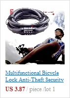 Bicycle Lock Anti-theft Remote Control Mountain Road Bike Excellent Cycling Security Lock Vibration Alarm Bicycle Accessories