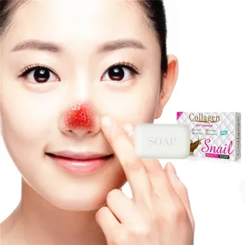 

Removing spot and acne snail Cleansing Soap whitening removing greasy thin face soap bath soap-free gift foaming mesh cloth