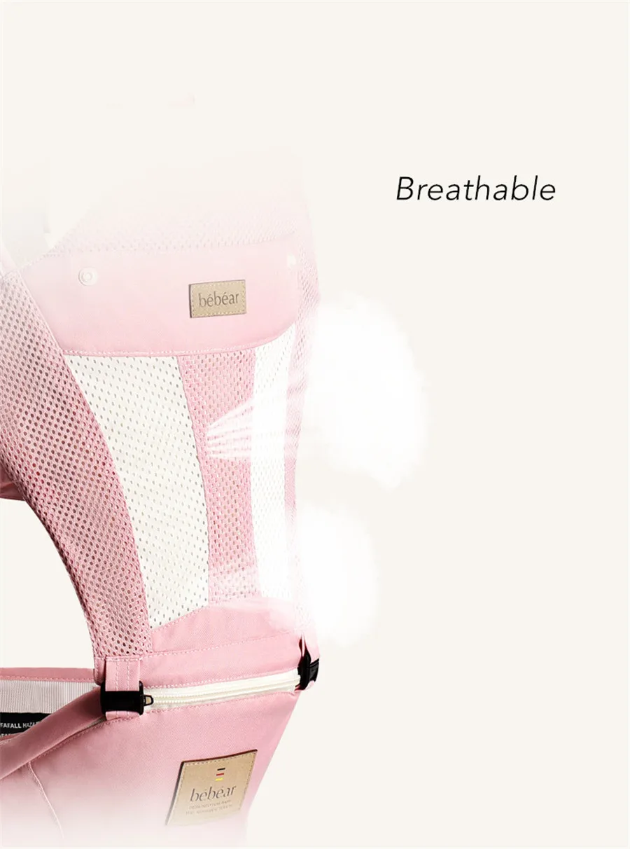 Bebear Baby Carrier TZ02 младенческий Удобный слинг рюкзак хип сиденья слинги для младенцев эргономичный Детский пояс