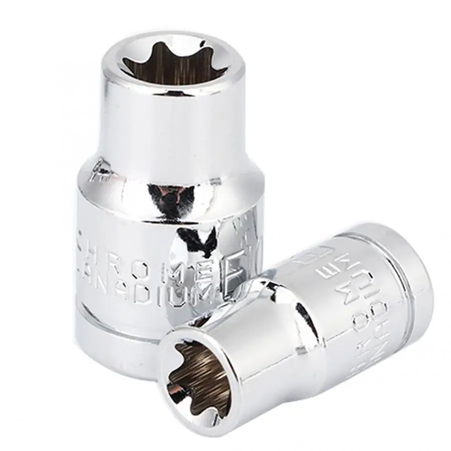 Набор инструментов для ремонта дисков Torx Star 14 шт. набор бит типа E 1/4 &quot3/8&quot 1/2 &quot
