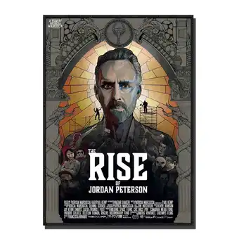 

C373 Art The Rise of Jordan Peterson Movie Fabric Poster 24x36 12x18 27x40 Print Canvas Gift Decoration Posters and Prints