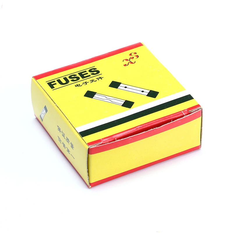 Glass Tube Fuses 100PCS Fast Blow Insurance Tube 5*20MM GLASS Quick Blow FUSE 250V 0.5A-20A