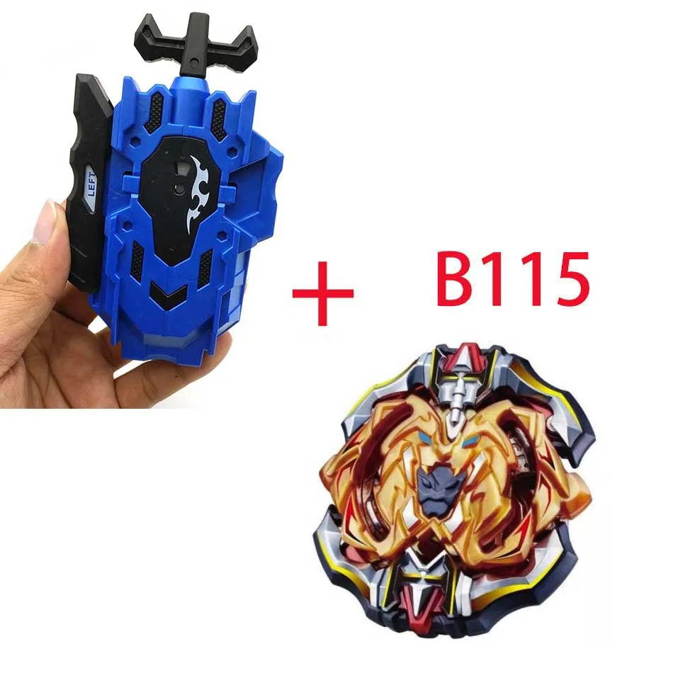 B115 Спиннинг Bayblade BURST B-66 B-71 с средство для запуска Beyblade Bay blade металл пластик Fusion 4D Подарочные игрушки для детей - Цвет: B115