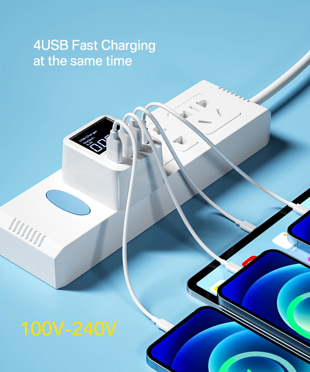 30/40W Quick Charge QC3.0 USB Charger Wall