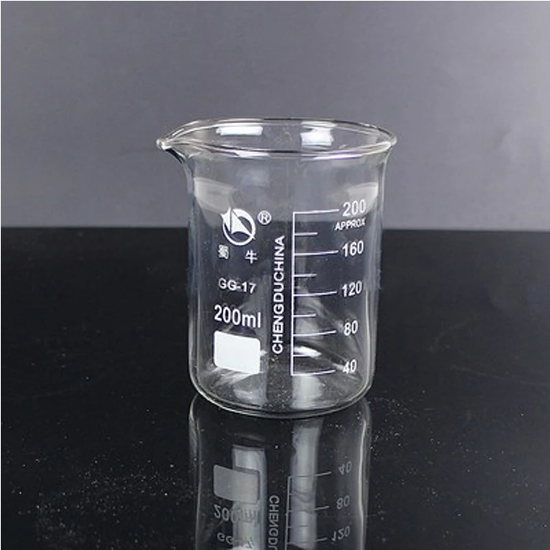 1set Lab Borosilicate Glass Beaker All Sizes
