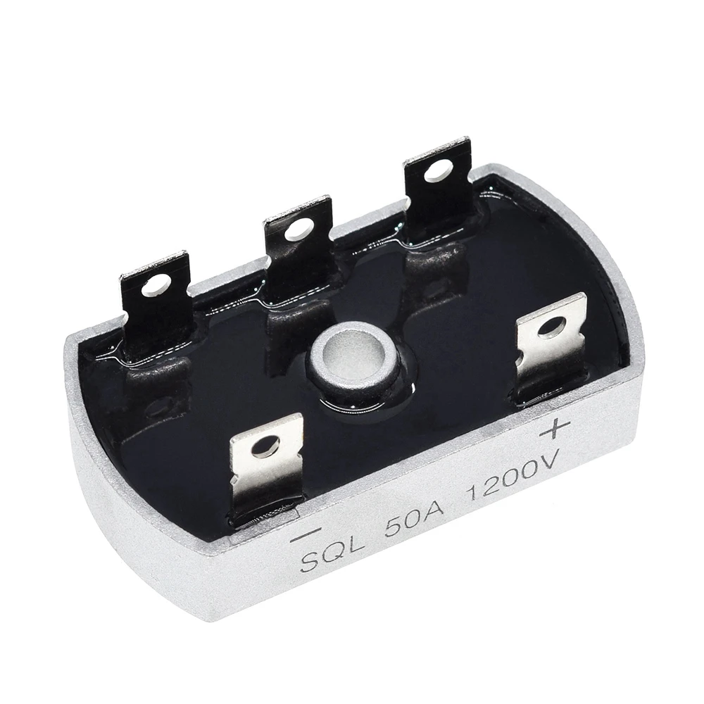 50A 1200V Aluminum Metal Case 3 Phase Diode Bridge Rectifier 50Amp SQL50A Module diode bridge rectifier electrical rectifier diodes rectifier diodes electrical diodes