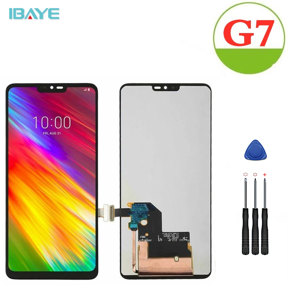 

For LG G7 LCD G710 G710EM G710PM G710VMP Display Touch Screen Digitizer Assembly Replacement For LG G7 ThinQ 6.1 "LCDs Screen