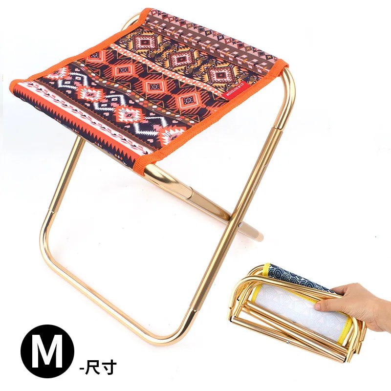 Small Folding Stool Aluminium Alloy Adult Mini Portable Barbecue Fishing Chairs Train Stool Camp Outdoor Chair Patio Furniture Small Folding Stool Aluminium Alloy Adult Mini Portable Barbecue Fishing Chairs Train Stool Camp Outdoor Chair Patio Furniture