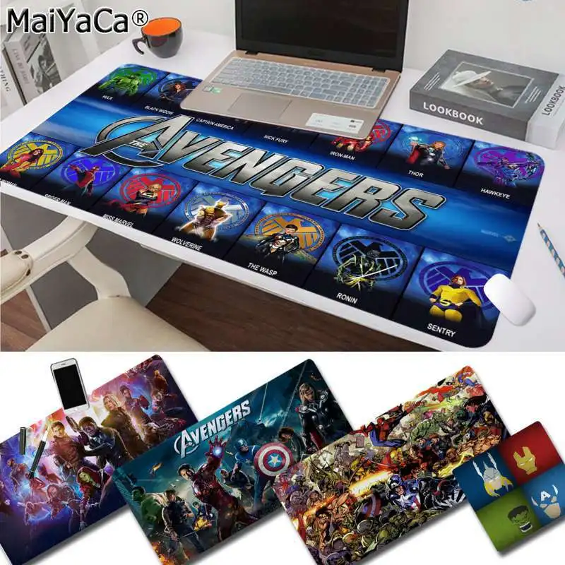 

MaiYaCa Marvel Avengers Endgame Keyboards Mat Rubber Gaming mousepad Desk Mat Free Shipping Large Mouse Pad Keyboards Mat