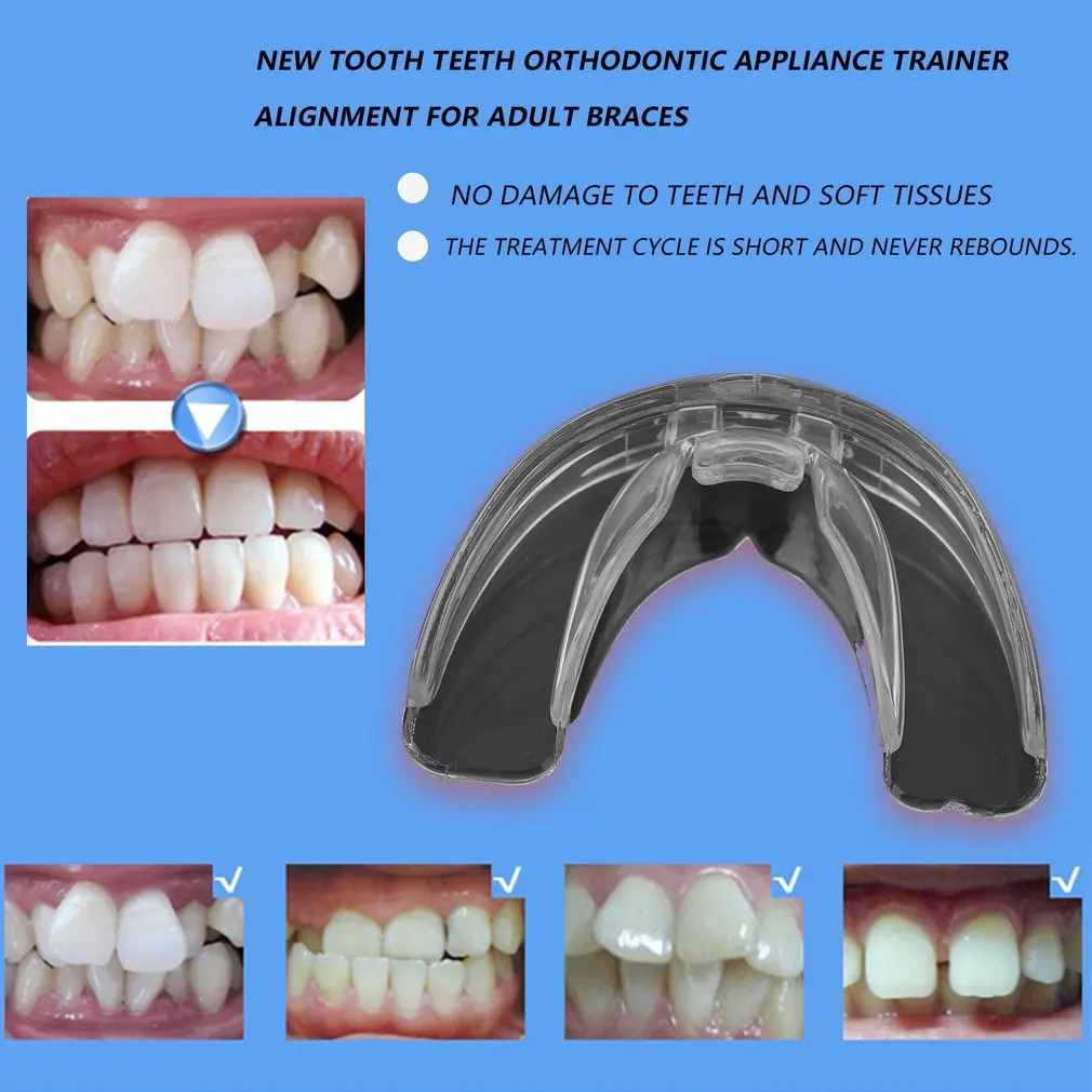 1 pcsTooth зубы ортодонтический бытовой тренер выравнивание для скобы для взрослых гигиена полости рта стоматологическое оборудование для ухода за зубами