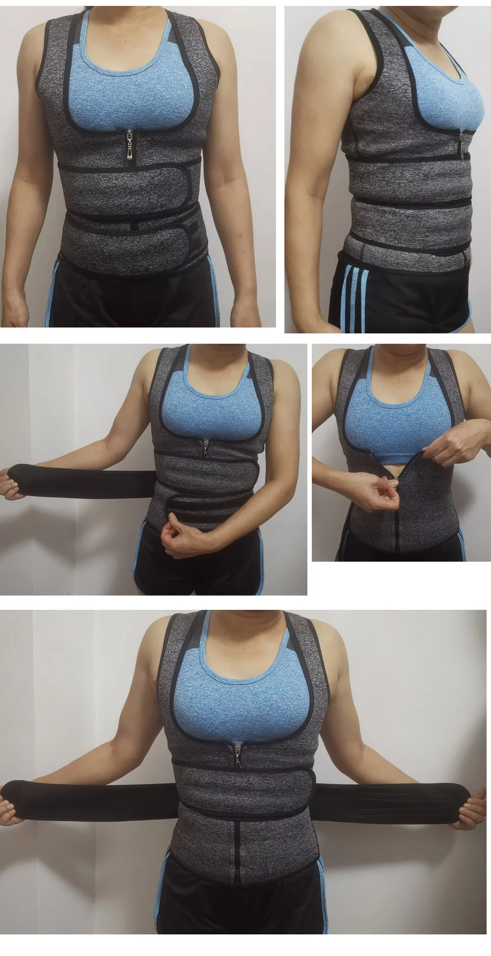 full body shaper Women Body Shaper Waist Trainer Neoprene Sauna Sweat Vest  Slimming Trimmer Fitness Corset Workout  Modelling Strap Shapewear shapewear for women
