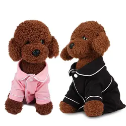 Зимняя одежда для маленьких собак Комбинезоны для домашних животных пальто для собак пижамы французская рубашка одежда для собак и кошек