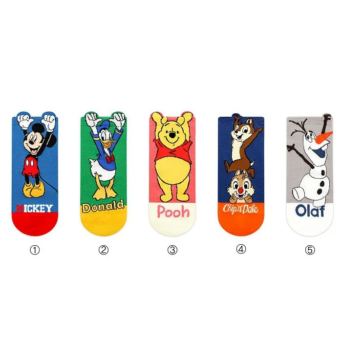 

Disney Cartoon Socks Donald Duck Mickey Judy Pattern Cotton Socks Adult Tube Socks