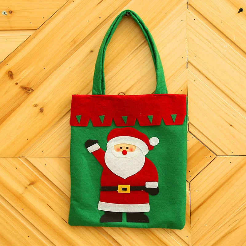 1 D-Christma сумки для конфет, детские подарки, изысканные вечерние рождественские украшения для дома, новогодняя Рождественская елка, Рождественская сумка, зимнее украшение - Цвет: 1