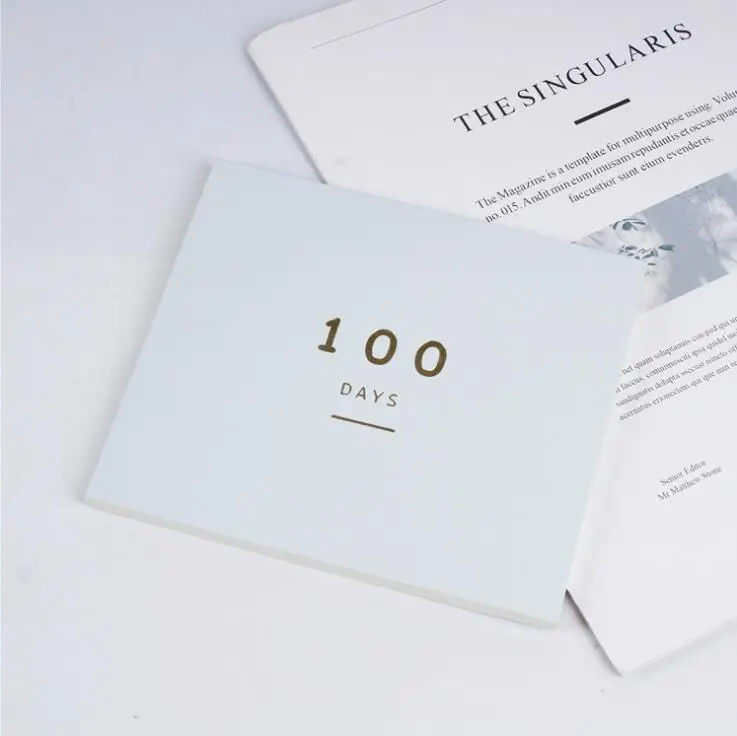 Light Blue Новое прибытие корейский 50 листов 100 дней план блокноты для записей блокнот, чтобы сделать это планировщик учебная работа планировщик Paperlaria канцелярские принадлежности - Цвет: Light Blue