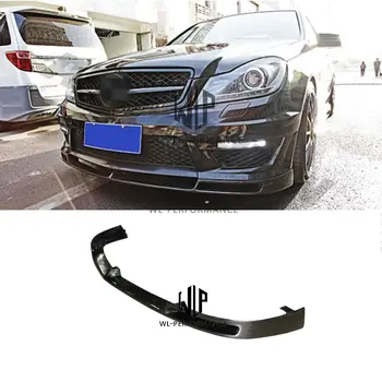 

W204 V Style High Quality Carbon Fiber Front Lip Splitter Car Styling For Mercedes-Benz C Class W204 C63 Car Body Kit 2011-2014