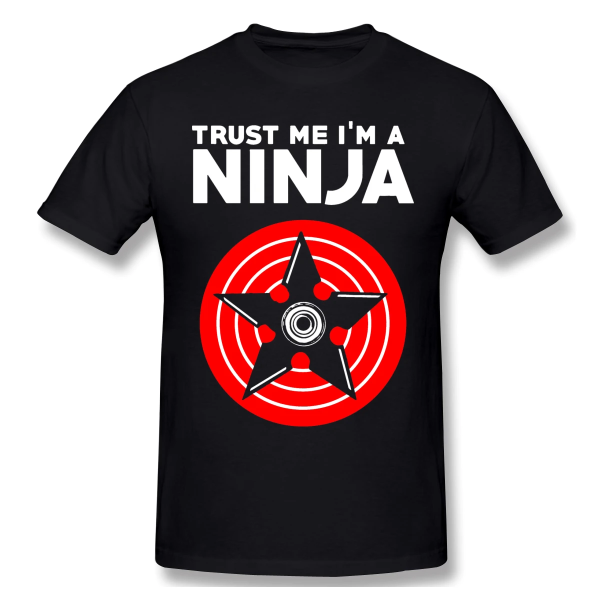 Trust Me I'm A Ninja Kungfu футболка с Самураем Забавные футболки круглым вырезом 100% хлопок