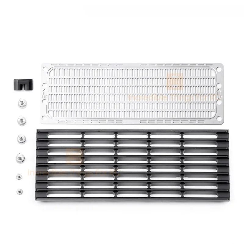 

GRC Aluminum Alloy Front Inlet Grille Metal Cooling Grid For 1/10 Rc Crawler Car Traxxas Trx4 Air Inlet Intake Grille