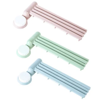 

Bathroom Towel Rack Rotatable Towel Holder Space Aluminum Towel Hanger Kitchen Shelf Paper Hanging Wall Mounted new