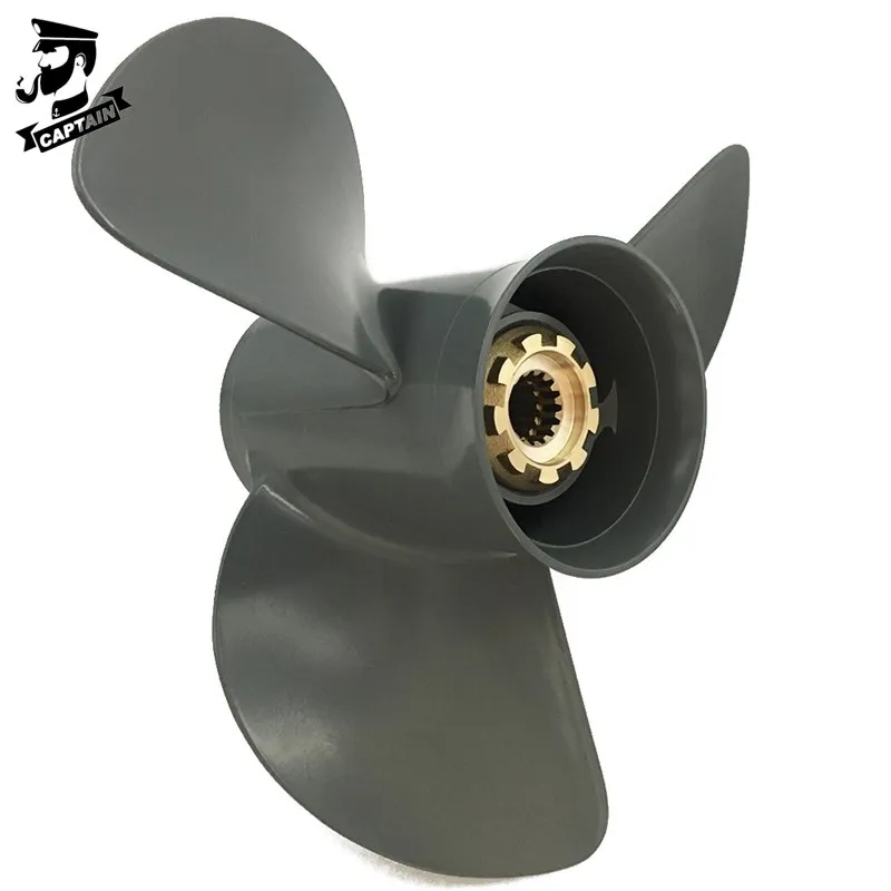 

Captain Propeller Fit Honda Outboard Engines 60-140HP Aluminum 15 Tooth Spline RH 14x11 58130-ZW1-011AH