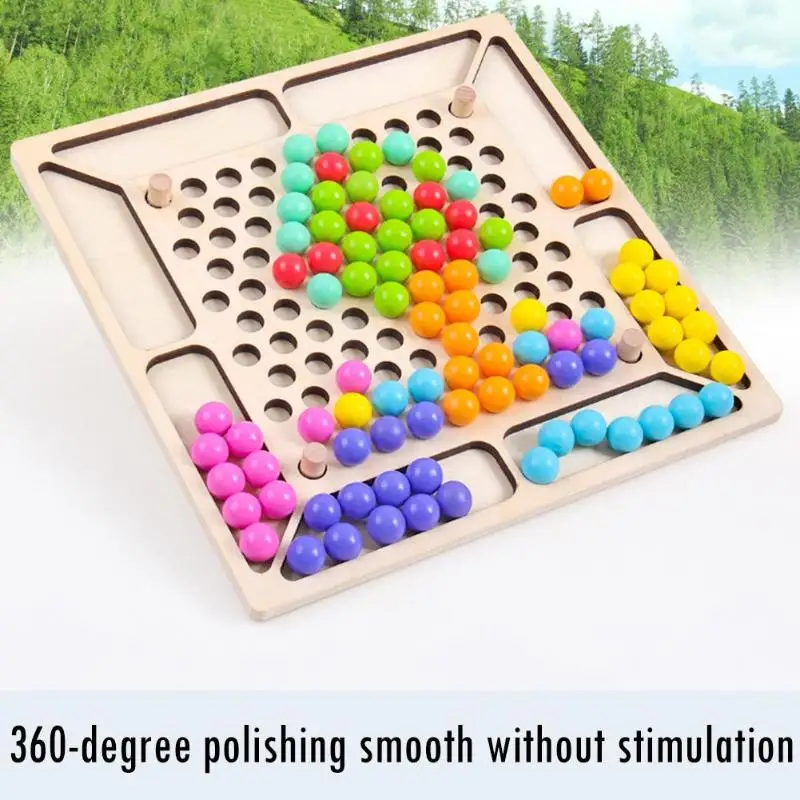  Educational Toy Clip Beads Game for Children Learning Bright Colours Developing Intelligence Montes - 4000544869203