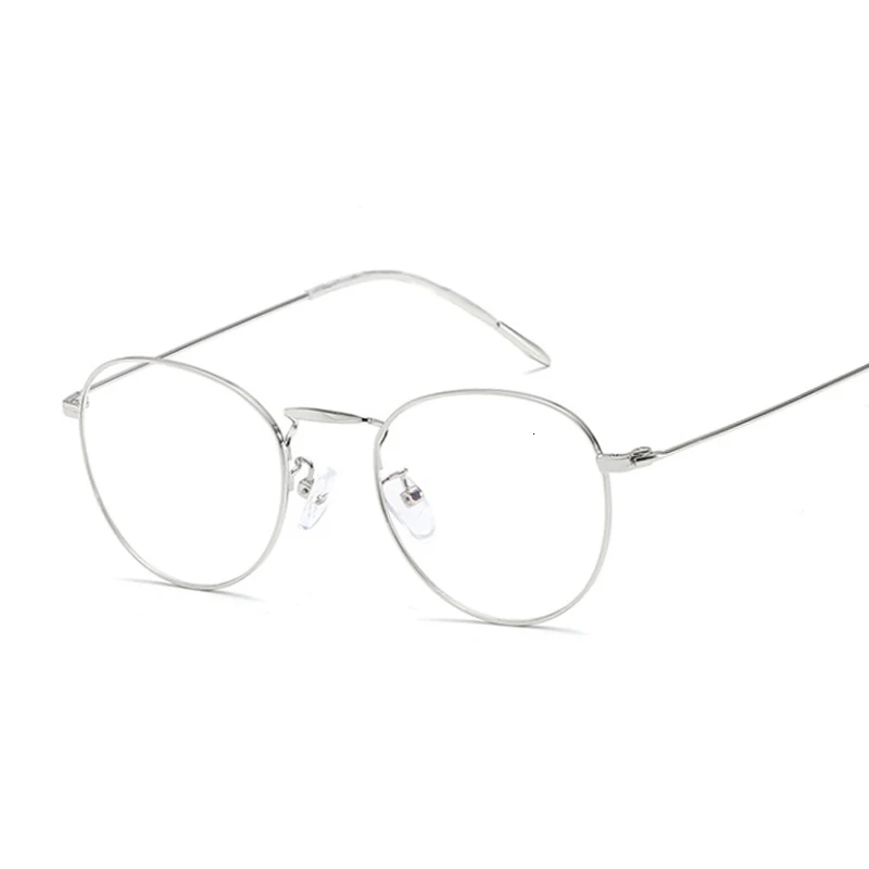 Round Computer Glasses For Men Women Anti Blue Light Blocking Eye Glasses Radiation Protection Gaming Eyeglasses Anti Blue