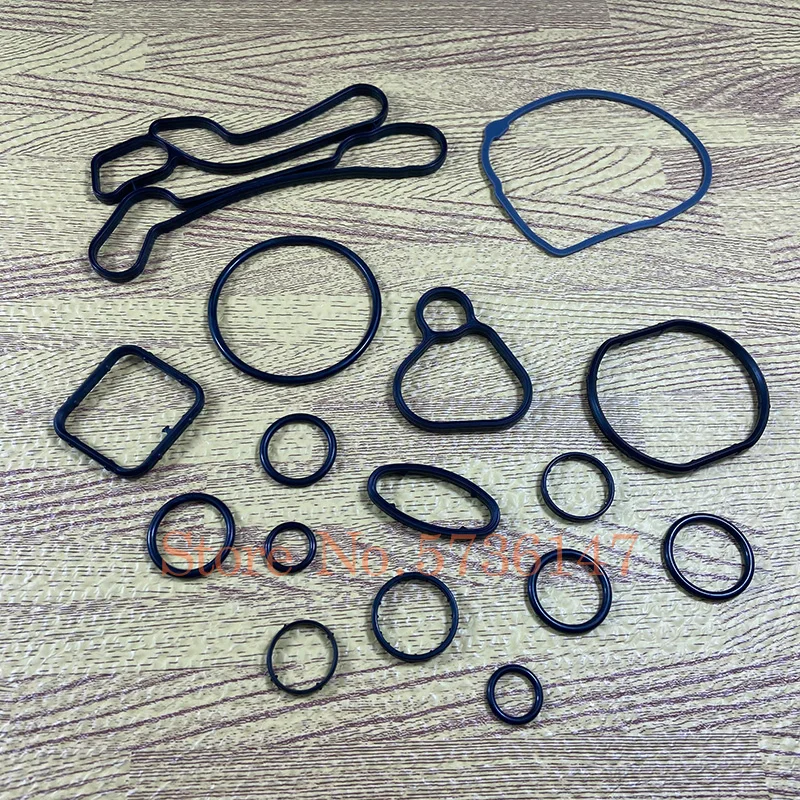 Aluminum radiator kit 10 Sets Replacement kit oil-radiator seal gasket for Chevrolet Cruze Sonic Opel Astra Zafira Aveo G3 55354072 2724577 55353321
