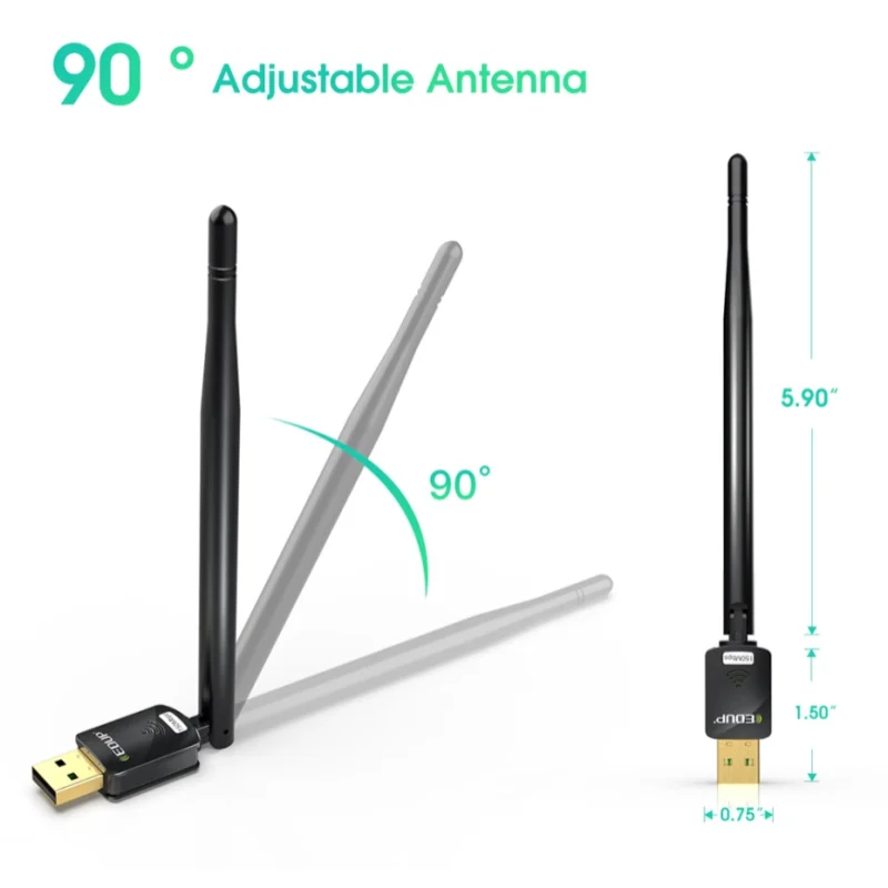 USB Wi Fi адаптер EDUP 150 Мбит/с 6 дБи 802.11n|network card|usb wifi adapterwifi adapter |