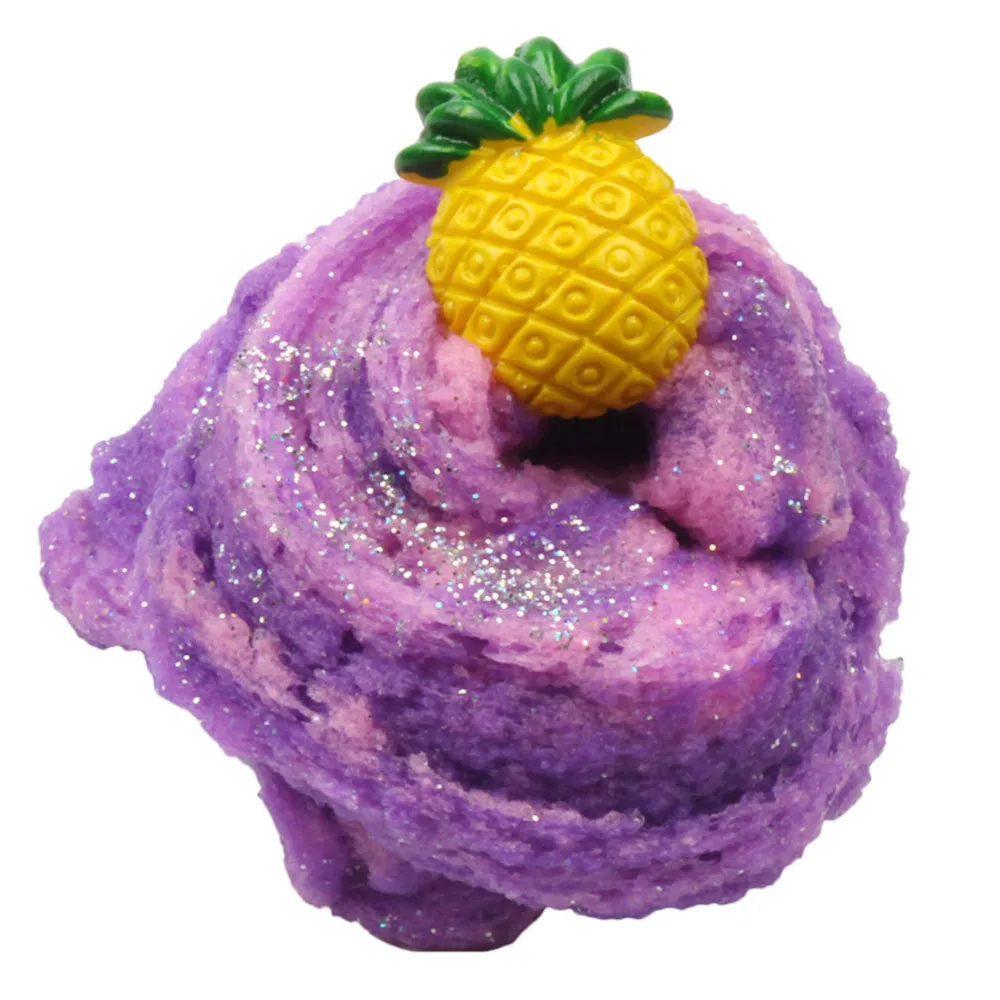 Colorful Mixing Cloud Cotton Candy Slime Fluffy Polymer Anti Stress Slime Sludge Cotton Mud Toy Toys For Children #A