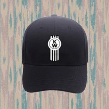 Грузовик kenworth Кепка бейсбольная Стильная кепка автомобиль взрослых Гольф печатных черный красный Snapback