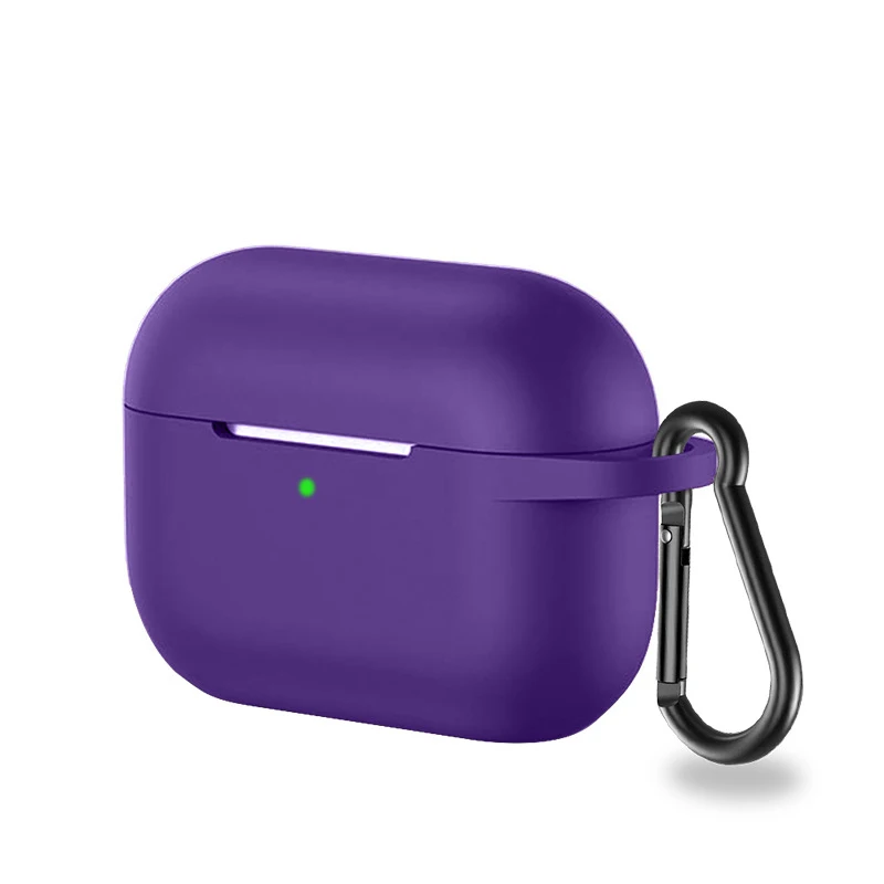 Для AirPods Pro Чехол противоударные устойчивые к царапинам наушники силиконовый защитный чехол для Air Pods Pro чехол s с крючком - Цвет: e