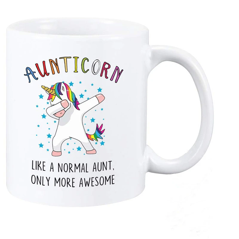 aunt unicorn mug