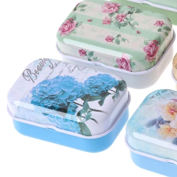 

32pcs Colorful Flower Mini Tin Box Sealed Jar Packing Jewelry Candy Coin Storage B85C