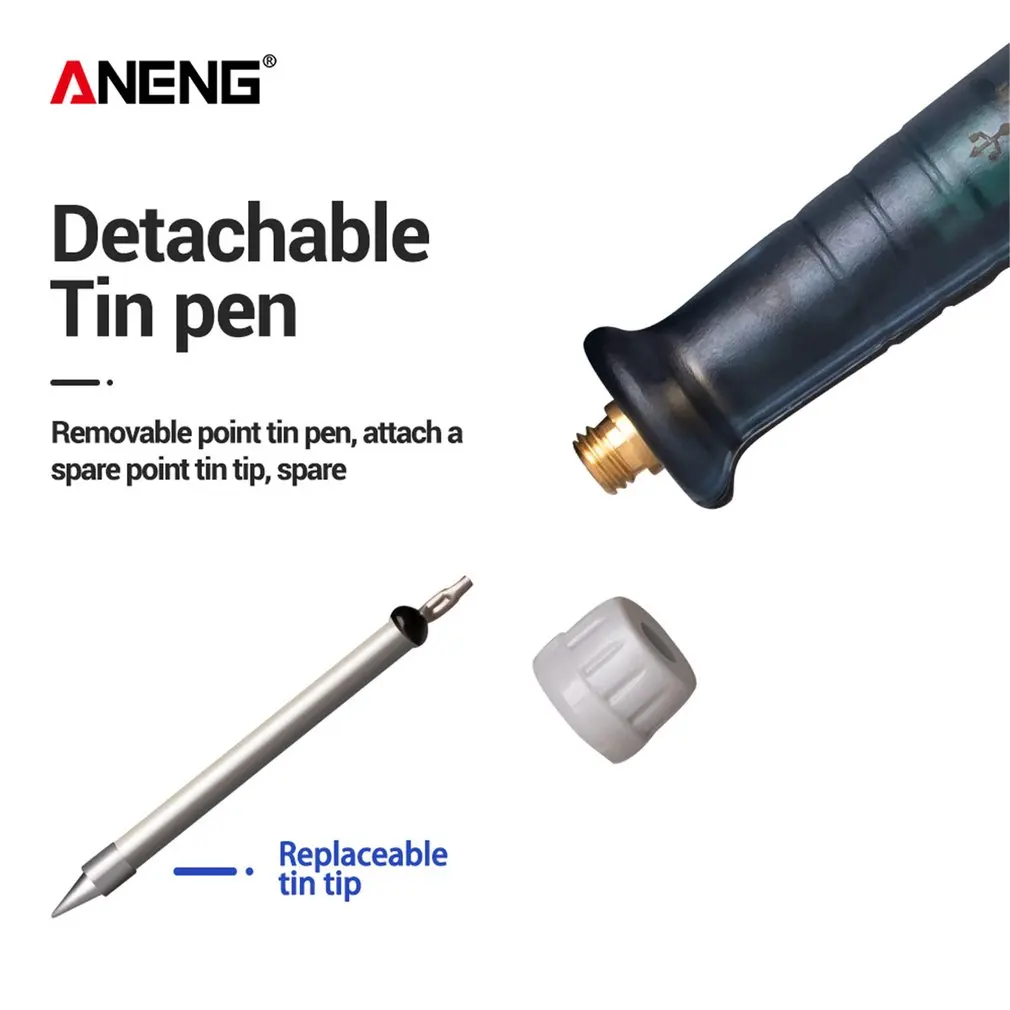 ANENG LT002 5 в 8 Вт мини USB Электрический паяльник ручка/наконечник сенсорный переключатель регулируемый портативный паяльник инструменты
