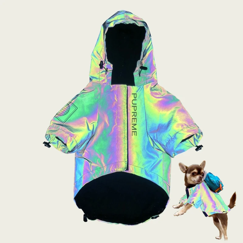 

Designer Reflective Dog Jacket Coat Warm Pet Clothes Outdoor Dog Clothing Dogs Jacket Rainproof Windproof Bulldog Chihuahua