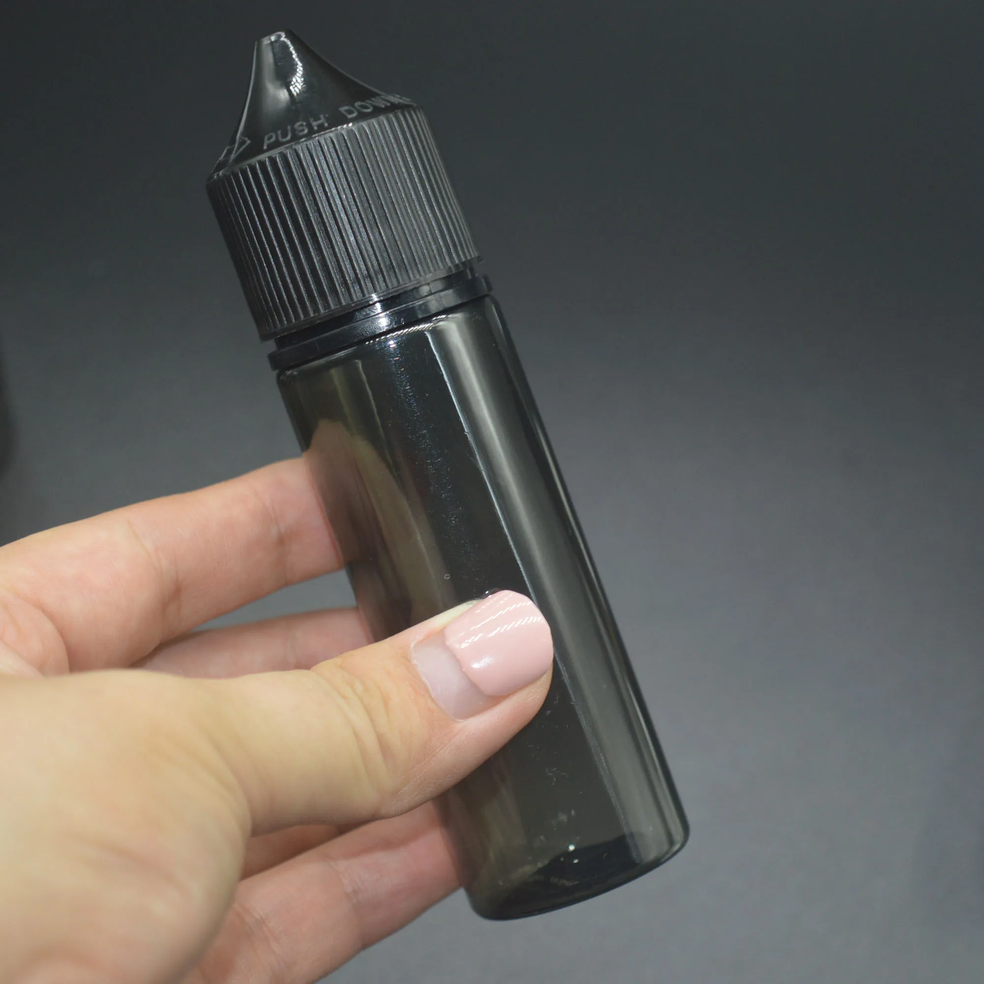 Прозрачный черный контейнер для жира 60 мл с безопасной крышкой разных цветов