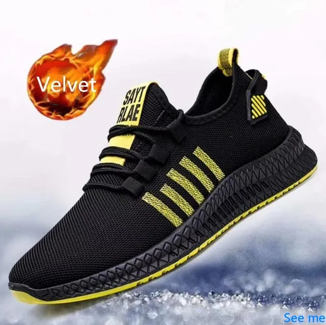 

2019 Winter Men's Sneakers Warm Shoes Chaussure Mans Casual Shoes Warm For Men Boots Footwear Male