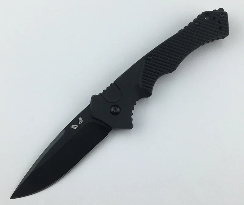 LEMIFSHE 9600BK D2 лезвие с алюминиевой ручкой складной нож для кемпинга, выживания, кухонный нож для фруктов, инструмент для повседневного использования