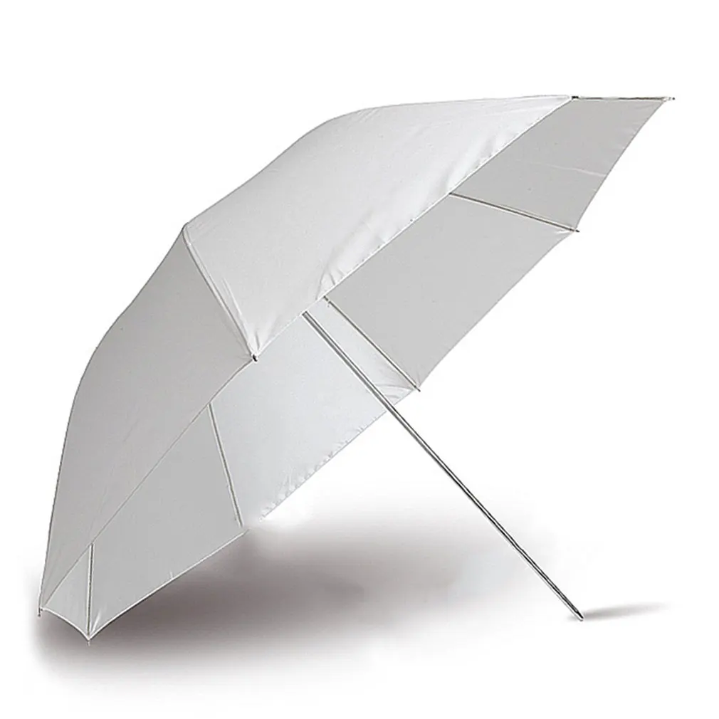 Фотография фото Pro Студия мягкий полупрозрачный белый лямбенд зонтик для студийной вспышки лампа освещение фотографический аппарат