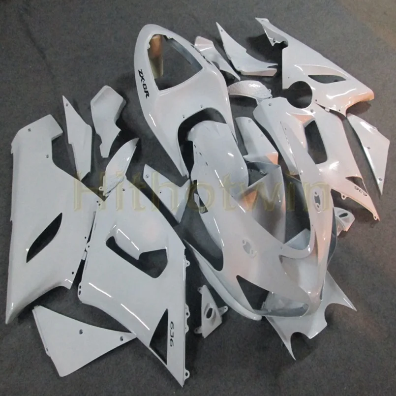 Пользовательский капот мотоцикла для ZX-6R 2005-2006 моторные Обтекатели литья под давлением - Цвет: A