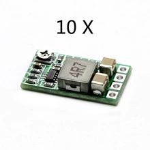 10 pces ultra-pequeno mini DC-DC step down power module 3a buck conversor ajustável 1.8v 2.5v 3.3v 5v 9v 12v para arduino
