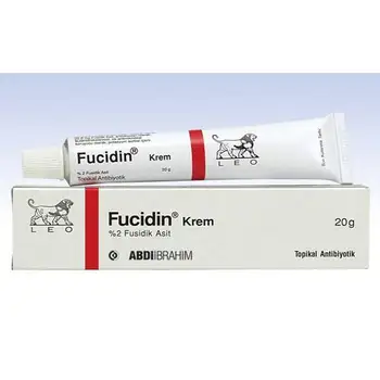

Fucidin cream 2% Fucidic acid 20 g - Dermatitis, acne scars, wrinkles and psoriasis