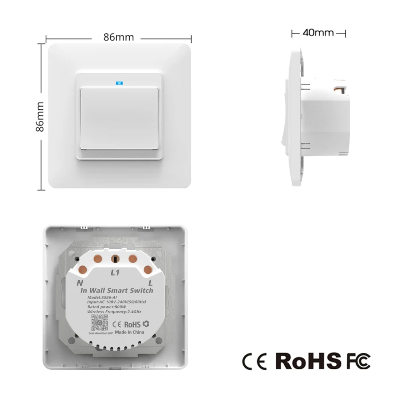 Tuya Smart Life EU WiFi рольставни занавес переключатель для электрических моторизованных жалюзи дистанционное управление работа с Google Home Aelxa